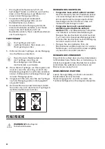 Preview for 44 page of Zanussi ZGG96624XA User Manual