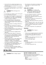 Предварительный просмотр 5 страницы Zanussi ZGH62412BA User Manual