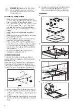 Preview for 8 page of Zanussi ZGH62414XA User Manual