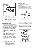 Предварительный просмотр 8 страницы Zanussi ZGH62424XA User Manual