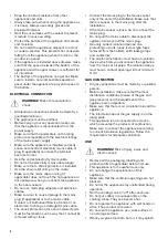 Предварительный просмотр 4 страницы Zanussi ZGH65414XA User Manual