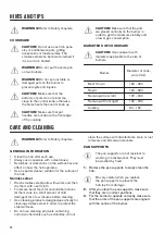 Preview for 12 page of Zanussi ZGH76528XS User Manual