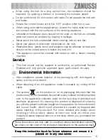 Preview for 5 page of Zanussi ZGL 62 IT Instruction Booklet