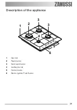 Предварительный просмотр 29 страницы Zanussi ZGL 63 IT User Information