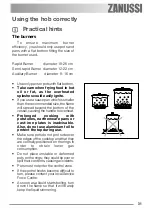 Preview for 31 page of Zanussi ZGL 63 IT User Information