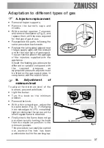 Preview for 37 page of Zanussi ZGL 63 IT User Information