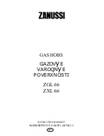 Zanussi ZGL 66 Instruction Booklet preview