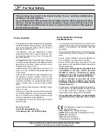 Preview for 2 page of Zanussi ZGLR 646 Operating And Installation Manual