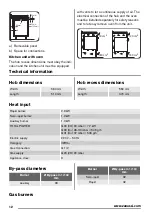 Preview for 12 page of Zanussi ZGO62414 User Manual