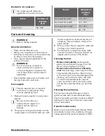 Preview for 23 page of Zanussi ZGO63414 User Manual