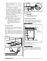 Preview for 27 page of Zanussi ZGO63414 User Manual