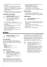 Предварительный просмотр 6 страницы Zanussi ZGO63414BA User Manual