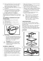 Предварительный просмотр 21 страницы Zanussi ZGO63414BA User Manual