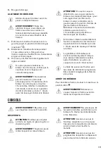 Предварительный просмотр 39 страницы Zanussi ZGO63414BA User Manual