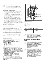 Preview for 8 page of Zanussi ZGO78520BA User Manual