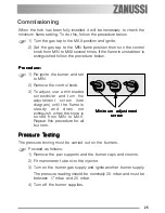 Предварительный просмотр 25 страницы Zanussi ZGS 322 Instruction Booklet