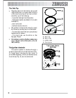 Preview for 10 page of Zanussi ZGS 645 Operating Instructions Manual