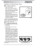 Preview for 15 page of Zanussi ZGS 645 Operating Instructions Manual