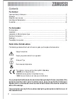 Preview for 4 page of Zanussi ZGS 685 Operating Instructions Manual