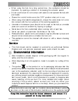 Предварительный просмотр 5 страницы Zanussi ZGS 782 ICT Instruction Booklet