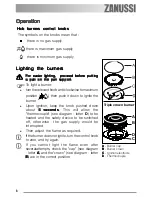 Предварительный просмотр 8 страницы Zanussi ZGS 782 ICT Instruction Booklet