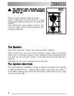 Предварительный просмотр 12 страницы Zanussi ZGS 782 ICT Instruction Booklet