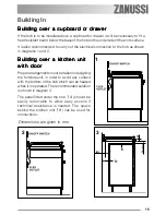 Предварительный просмотр 19 страницы Zanussi ZGS 782 ICT Instruction Booklet