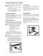 Preview for 10 page of Zanussi ZGT 1 Instruction Booklet