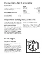 Preview for 13 page of Zanussi ZGT 1 Instruction Booklet