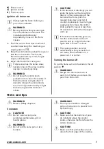 Preview for 7 page of Zanussi ZGX65414BA User Manual