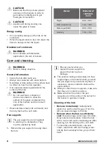 Preview for 8 page of Zanussi ZGX65414BA User Manual