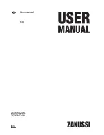 Preview for 1 page of Zanussi ZGX65424XA User Manual