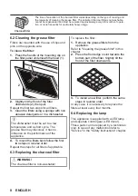 Предварительный просмотр 8 страницы Zanussi ZHB92670XA User Manual