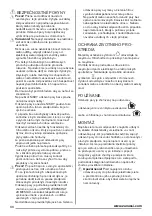 Предварительный просмотр 66 страницы Zanussi ZHC 60136 User Manual