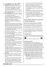 Предварительный просмотр 15 страницы Zanussi ZHC 62660 User Manual