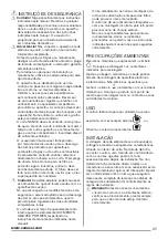 Предварительный просмотр 27 страницы Zanussi ZHC 62660 User Manual