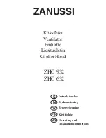 Zanussi ZHC 632 Operating And Installation Instructions preview