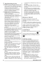 Preview for 62 page of Zanussi ZHC 6846 XA User Manual