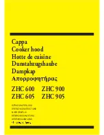 Zanussi ZHC 900 Operating Instructions Manual предпросмотр