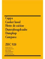 Zanussi ZHC 920 Operating Instructions Manual preview