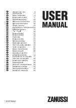 Предварительный просмотр 1 страницы Zanussi ZHC 92341 User Manual