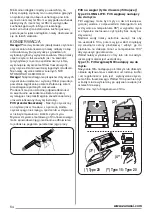 Предварительный просмотр 54 страницы Zanussi ZHC 92341 User Manual