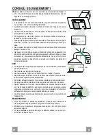 Предварительный просмотр 9 страницы Zanussi ZHC 950 Installation, Use And Maintenance Handbook