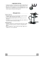 Предварительный просмотр 13 страницы Zanussi ZHC 950 Installation, Use And Maintenance Handbook