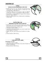 Предварительный просмотр 43 страницы Zanussi ZHC 950 Installation, Use And Maintenance Handbook