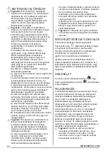 Предварительный просмотр 56 страницы Zanussi ZHC62661XA User Manual