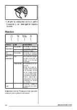 Предварительный просмотр 20 страницы Zanussi ZHC66540 User Manual