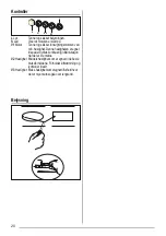 Предварительный просмотр 20 страницы Zanussi ZHC74 User Manual