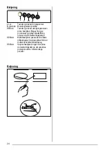 Предварительный просмотр 24 страницы Zanussi ZHC74 User Manual