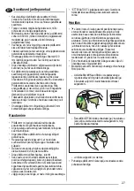 Предварительный просмотр 27 страницы Zanussi ZHC74 User Manual